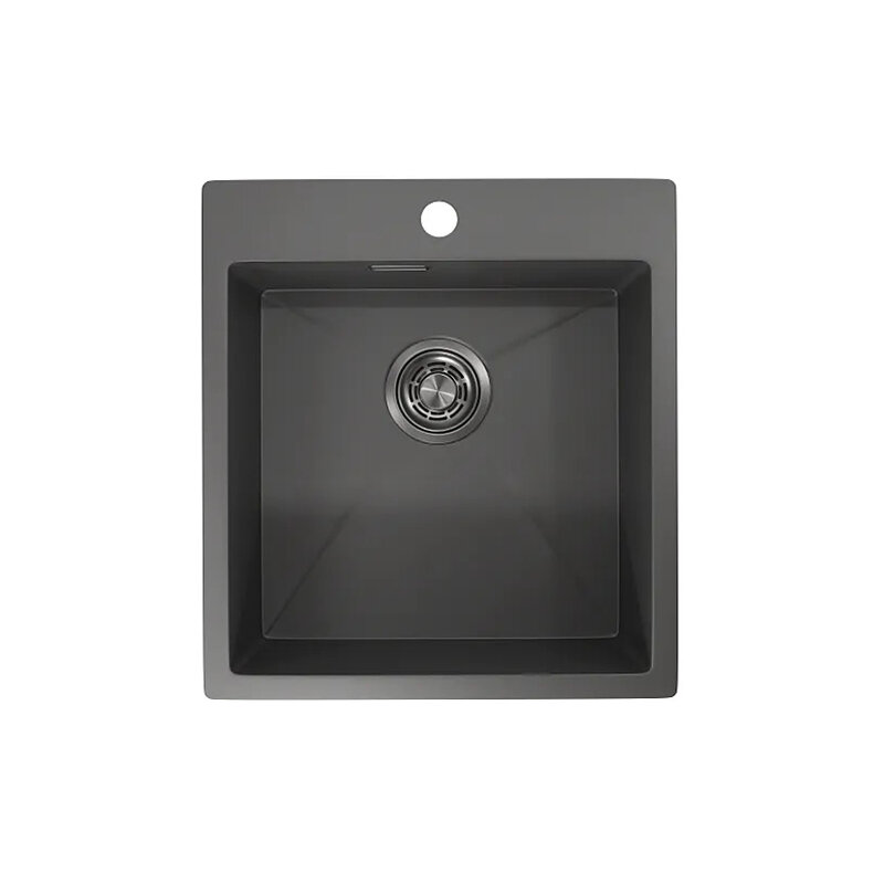 Изображение товара Кухонная мойка Granula 4600 графит матовый нержавеющая сталь 46 см
