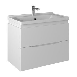 Изображение товара Тумба под раковину Briz Сити 232 03-18080-18 00 БЕЛ, 80 см, подвесная, цвет белый
