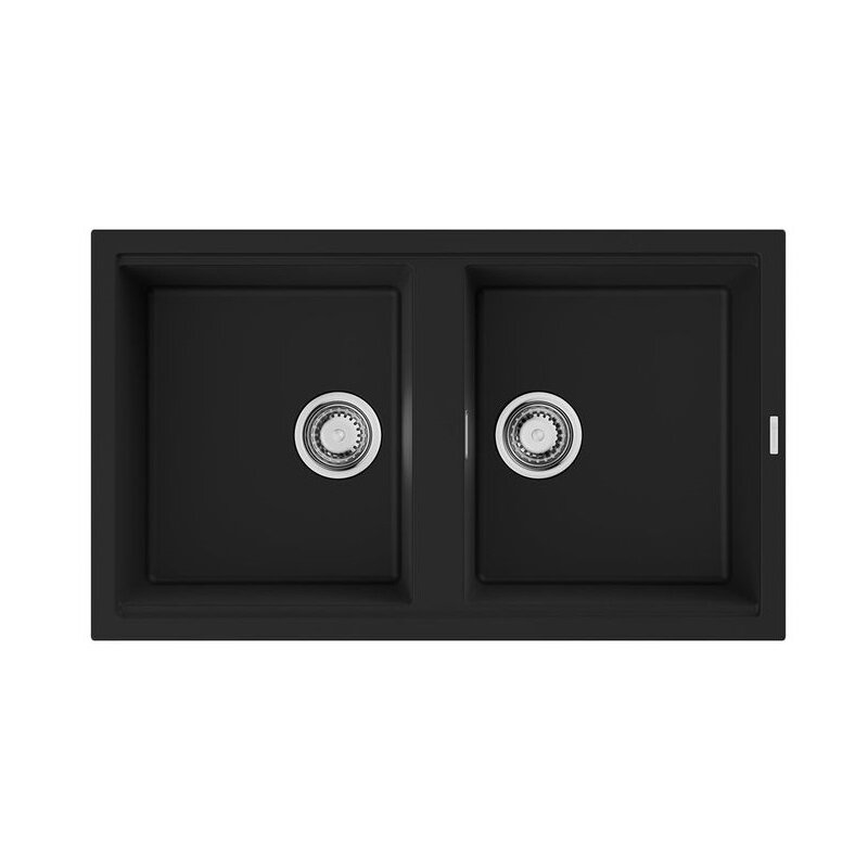 Изображение товара Кухонная мойка Omoikiri Kitagawa 4993492 графит 86 см из ARTCERAMIC