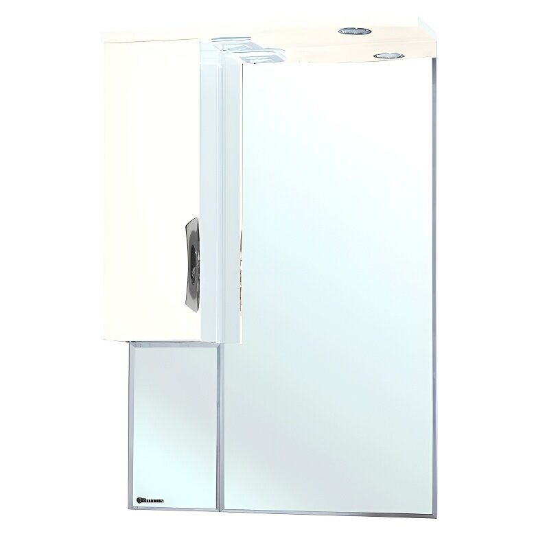 Изображение товара Зеркальный шкаф с подсветкой Bellezza Лагуна 65 см белый Россия