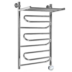 Изображение товара Полотенцесушитель электрический Ника Curve ЛZ ВП 80 x 40 см с полкой, с терморегулятором