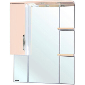 Изображение товара Зеркальный шкаф Bellezza Лагуна 4612112002078/4612112001071, 75 см, с подсветкой, цвет бежевый, левый/правый