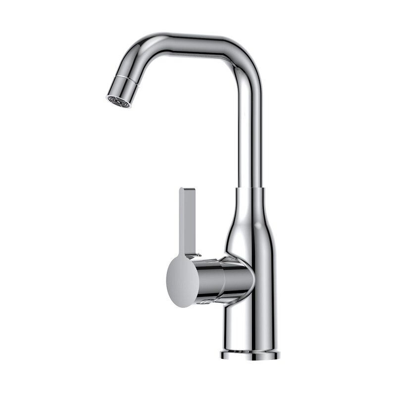 Изображение товара Смеситель Voda K17 для кухонной мойки хром с поворотным изливом