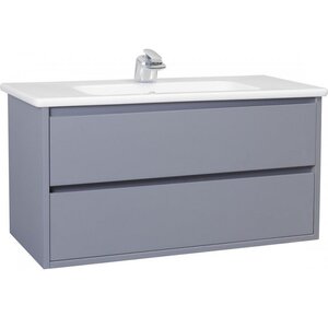 Изображение товара Тумба под раковину Bellezza Лоренцо 100 см подвесная серебро влагостойкая