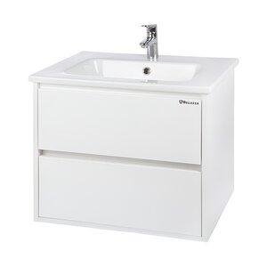 Изображение товара Тумба под раковину Беллезза Лоренцо 60 см белая подвесная