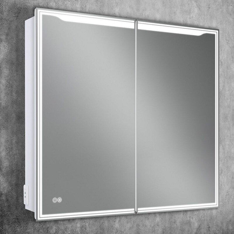 Изображение товара Зеркальный шкаф Art&Max Merano 90 см c подсветкой и антизапотеванием