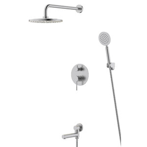 Изображение товара Душевая система Esko Beijing 7in1BJ, цвет нержавеющая сталь