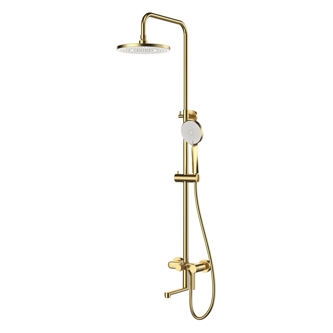 Изображение товара Душевая система Esko Sochi Gold ST260SCGold, цвет золото Изображение товара Душевая система Esko Sochi Gold ST260SCGold, цвет золото