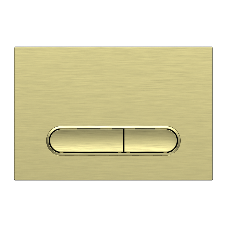 Изображение товара Клавиша смыва Boheme 667-MG механическая золото матовое для унитаза