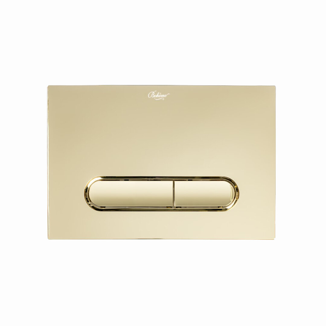 Изображение товара Клавиша смыва Boheme 667-G, механическая, PVD золото
