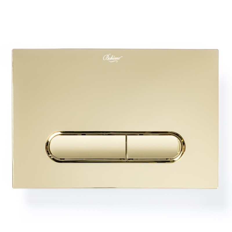 Изображение товара Клавиша смыва Boheme 667-G механическая PVD золото для унитаза