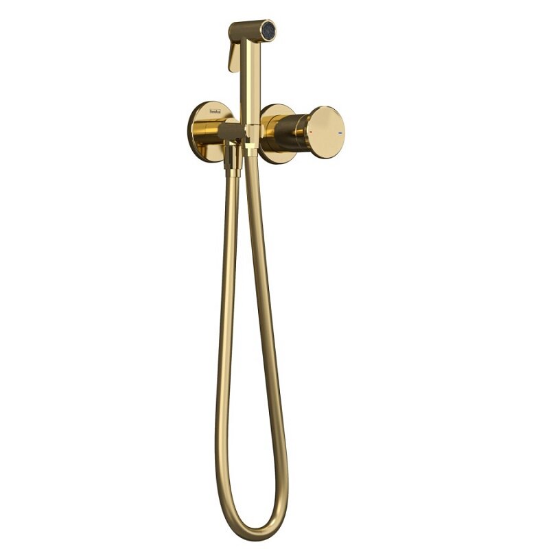 Изображение товара Гигиенический душ Teska Arte Tera T5537 со смесителем PVD золото