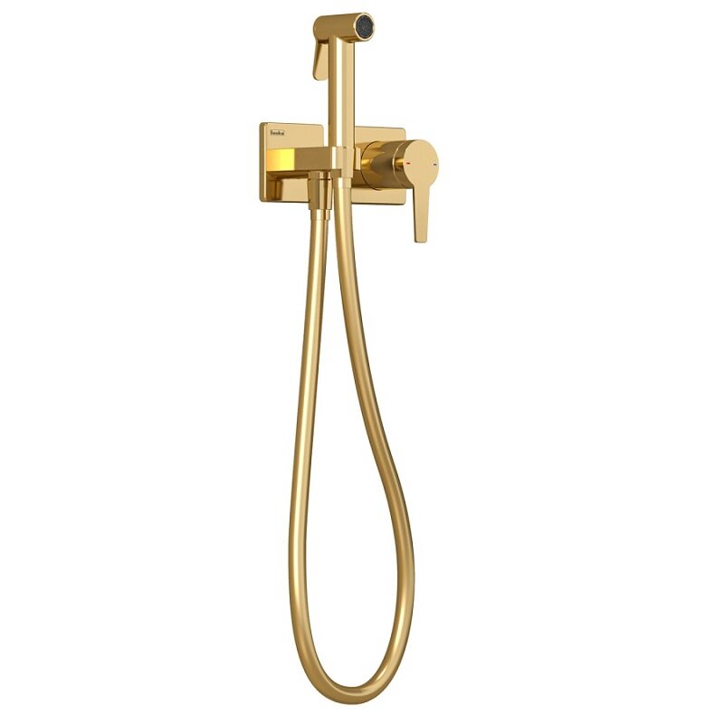 Изображение товара Гигиенический душ Teska Liva Tera T5437 со смесителем PVD золото