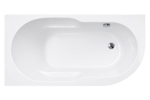 Акриловая ванна Royal Bath Azur RB614203L, 170 х 80 см, левосторонняя, белая - фото 1