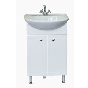 Изображение товара Тумба под раковину Misty Уют 45 см напольная белая Россия