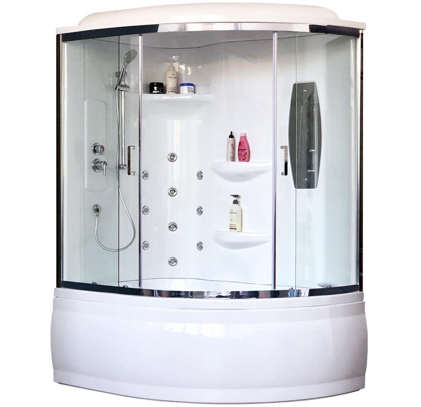 Изображение товара Душевой бокс Royal Bath RB150ALP-T-CH, 150 х 100 см, L/R