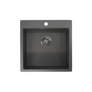 Изображение товара Кухонная мойка Granula 5151 графит матовый нержавеющая сталь 51 см