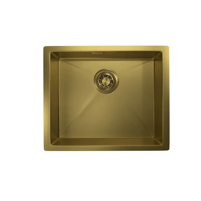 Изображение товара Кухонная мойка Granula 54 см, нержавеющая сталь, PVD золото сатин