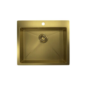 Изображение товара Кухонная мойка Granula 5951 золото сатин нержавеющая сталь 59 см