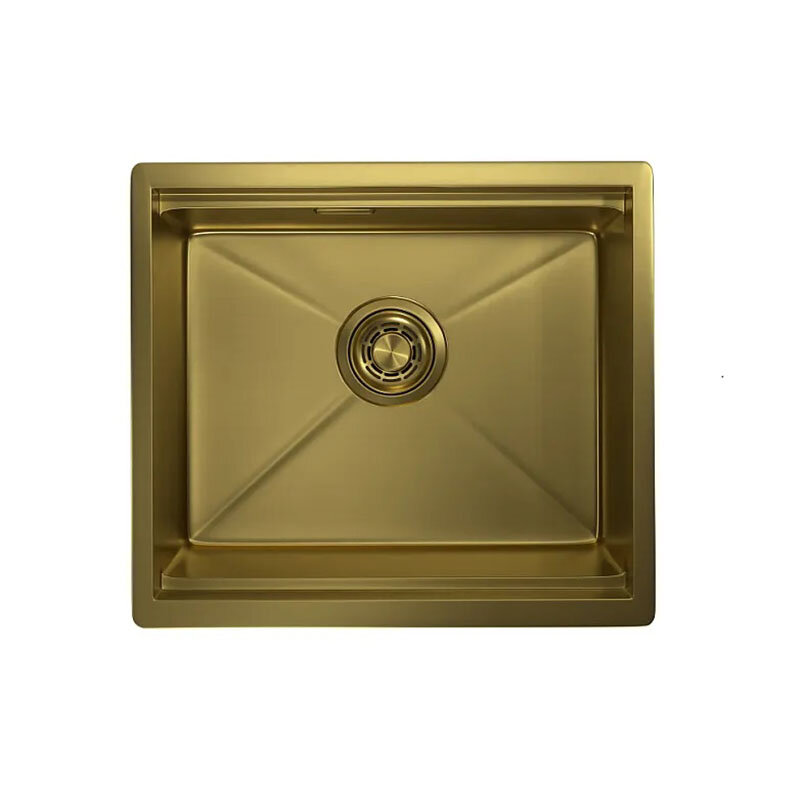 Изображение товара Кухонная мойка Granula KS-5045U, золото сатин, 50 см из нержавеющей стали