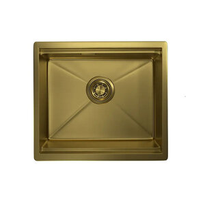 Изображение товара Кухонная мойка Granula KS-5045U, золото сатин, 50 см из нержавеющей стали