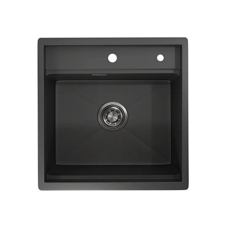 Изображение товара Кухонная мойка Granula KS-5051 черный матовый 50 см из нержавеющей стали