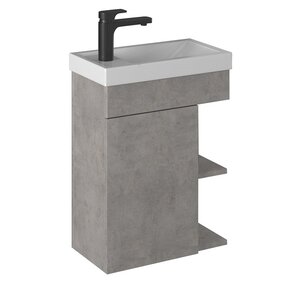 Изображение товара Тумба под раковину Briz Чикаго 45 см подвесная бетон светлый