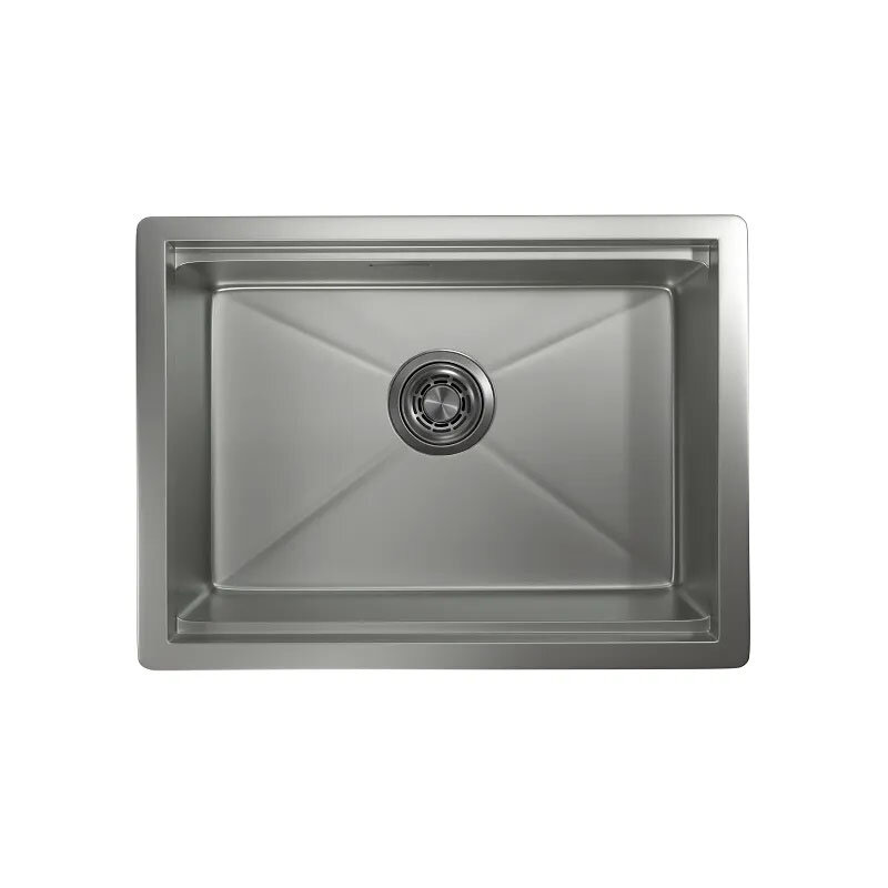 Изображение товара Кухонная мойка Granula Kitchen Space 6045U, 60 см, нержавеющая сталь, PVD сталь матовая Изображение товара Кухонная мойка Granula Kitchen Space 6045U, 60 см, нержавеющая сталь, PVD сталь матовая