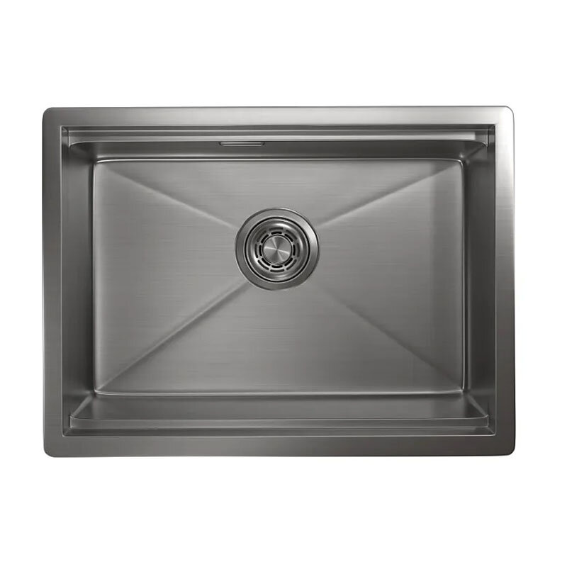Изображение товара Кухонная мойка Granula Kitchen Space 60 см, нержавеющая сталь, PVD сталь сатин, 6045U
