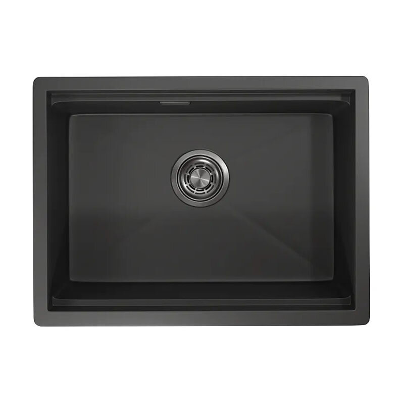 Изображение товара Кухонная мойка Granula KS-6045U черный матовый 60 см из нержавеющей стали