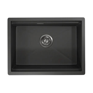 Изображение товара Кухонная мойка Granula KS-6045U черный матовый 60 см из нержавеющей стали