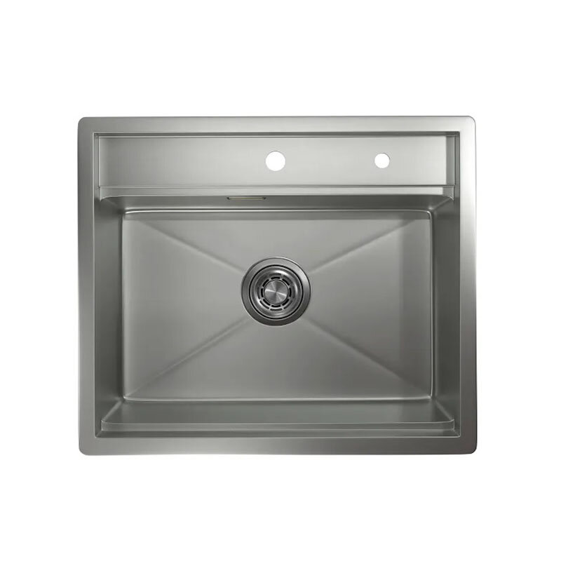 Изображение товара Кухонная мойка Granula Kitchen Space 6051, 60 см, нержавеющая сталь, PVD сталь матовая