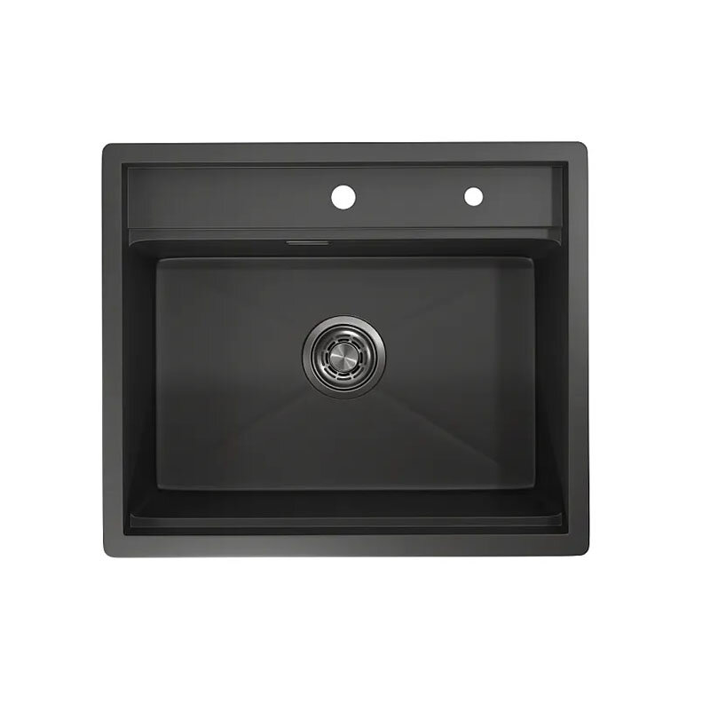 Изображение товара Кухонная мойка Granula KS-6051 60 см черный матовый нержавеющая сталь