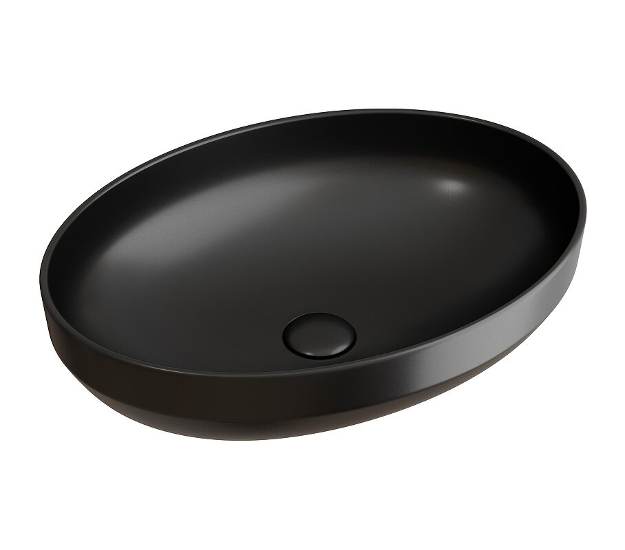 Изображение товара Раковина Ceramicanova Element CN6056MB, 50 см, сантехфарфор, цвет черный матовый Изображение товара Раковина Ceramicanova Element CN6056MB, 50 см, сантехфарфор, цвет черный матовый