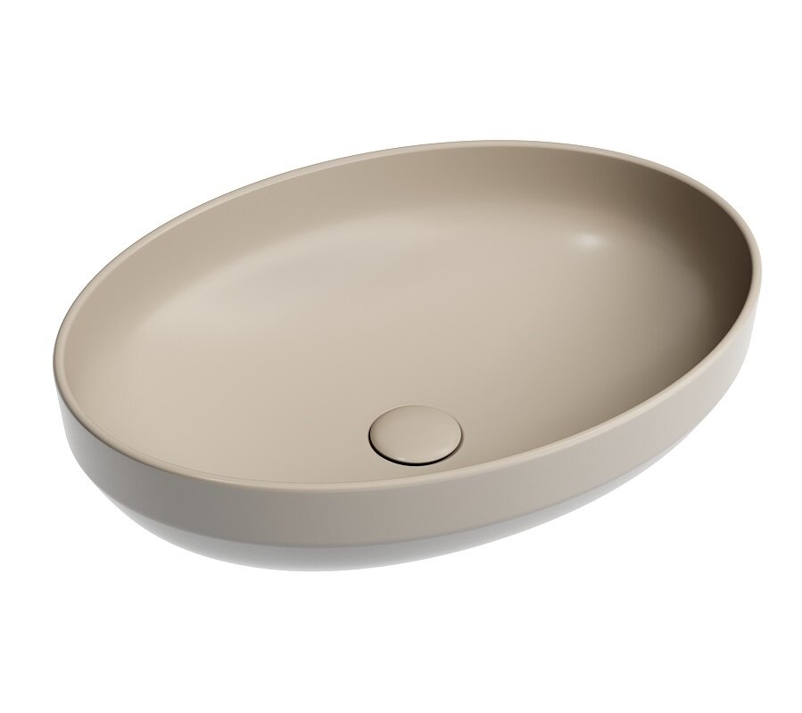 Изображение товара Раковина Ceramicanova Element CN6056MC овальная 50 см капучино матовая Изображение товара Раковина Ceramicanova Element CN6056MC овальная 50 см капучино матовая