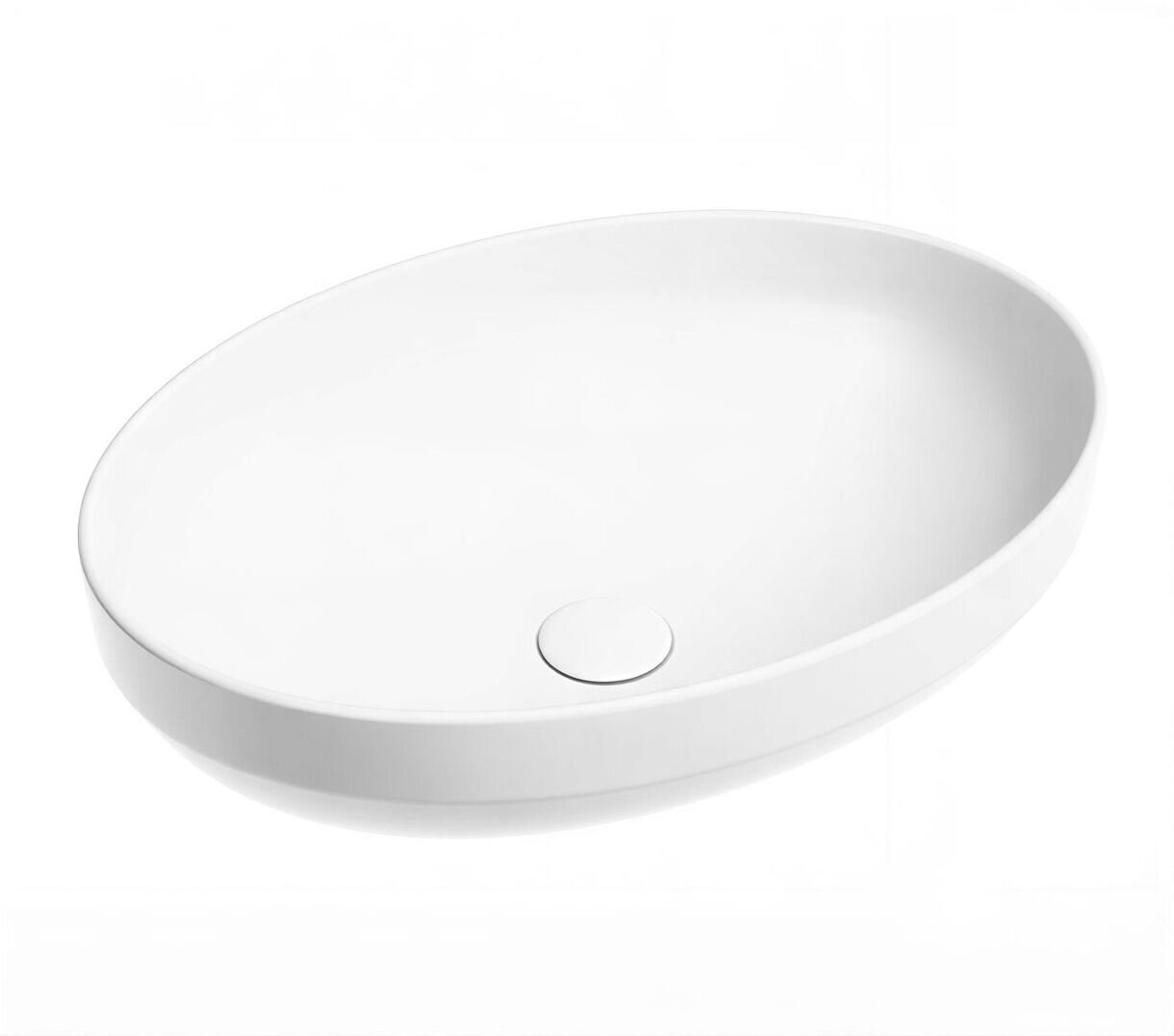 Изображение товара Раковина Ceramicanova Element CN6056MW овальная белая матовая