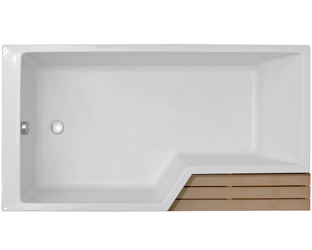 Изображение товара Акриловая встраиваемая ванна Jacob Delafon Bain Douche Neo 160x90 см с регулировкой уровня воды