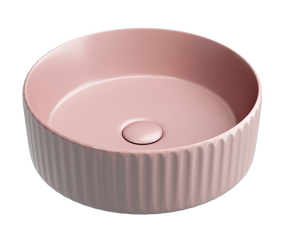 Изображение товара Раковина Ceramicanova Element CN6057MP, 36 см, сантехфарфор, цвет розовый матовый