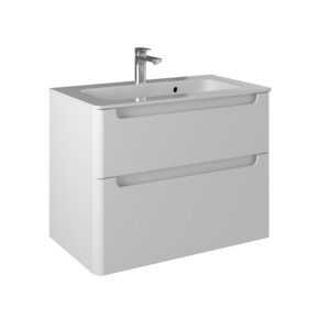 Изображение товара Тумба под раковину Briz Эстель 221 03 18080-16 00 белая 80 см подвесная МДФ эмаль