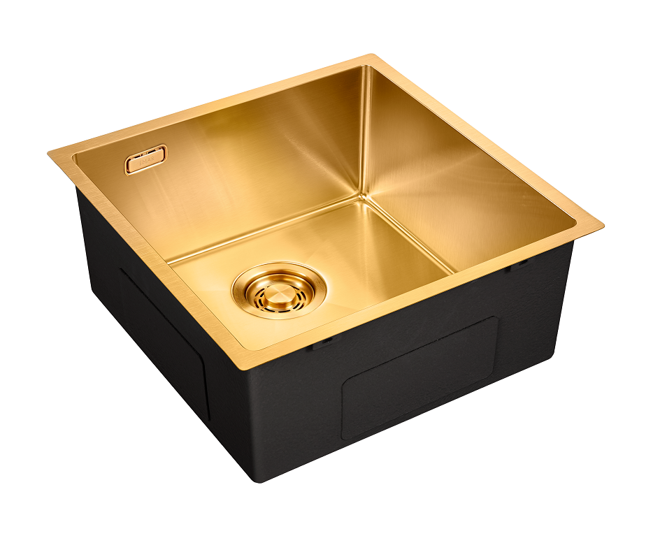 Изображение товара Мойка Emar EMB-131 PVD Nano Golden 44 см с покрытием PVD, золото