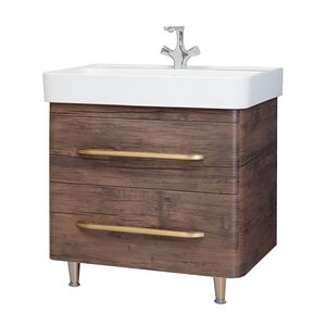 Изображение товара Тумба под раковину Bellezza Олимпия 4639309110439, 60 см, напольная, цвет орех