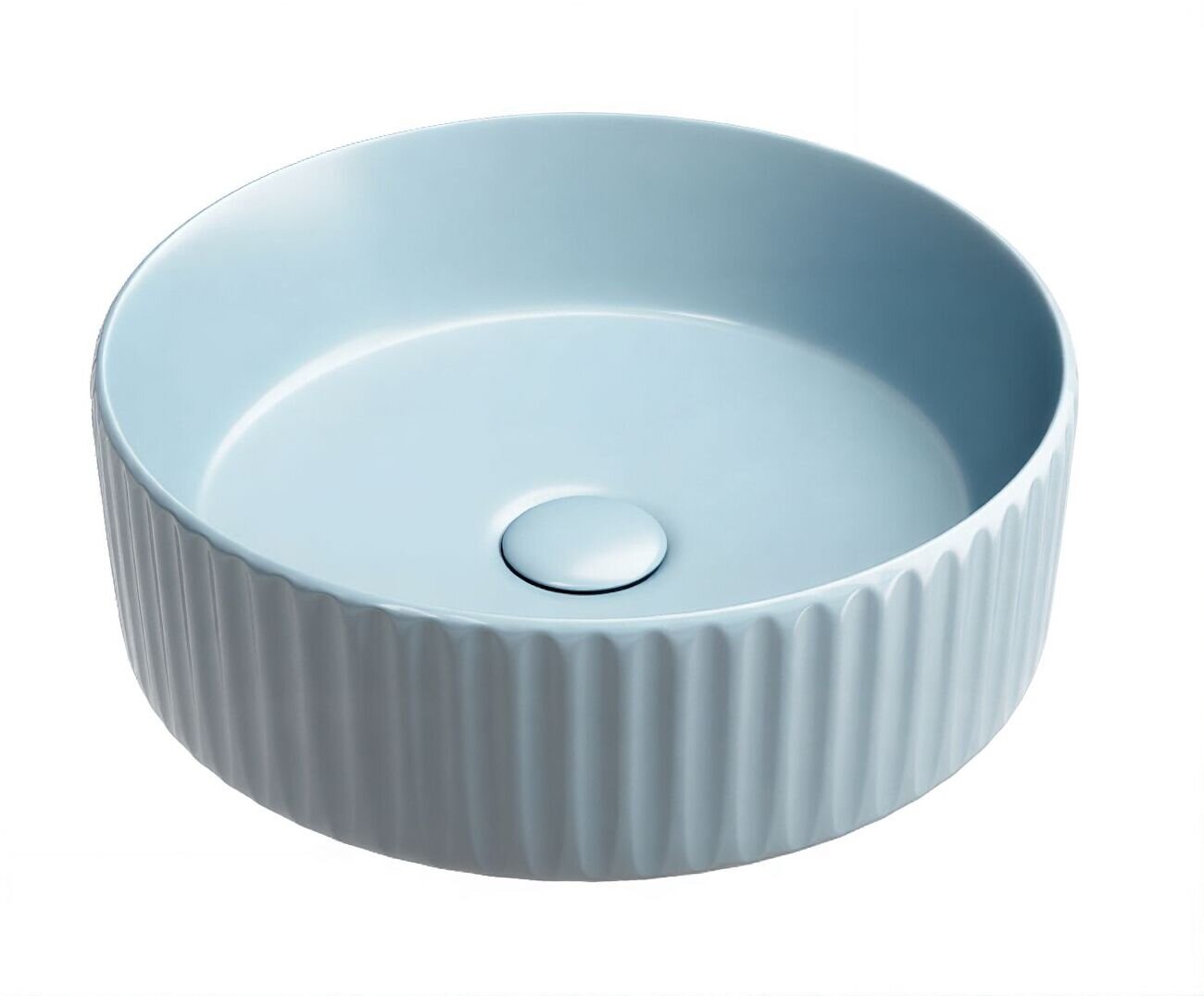 Изображение товара Раковина Ceramicanova CN6057ML 36 см голубой матовый Изображение товара Раковина Ceramicanova CN6057ML 36 см голубой матовый