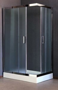 Изображение товара Душевой уголок Royal Bath RB8120HP-C-CH-L/R, 120 х 80 х 198 см, стекло матовое
