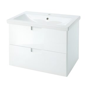 Изображение товара Тумба под раковину Bellezza Пегас 60 см белая глянцевая Изображение товара Тумба под раковину Bellezza Пегас 60 см белая глянцевая