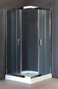 Изображение товара Душевой уголок Royal Bath RB80HP-C-CH, 80 х 80 х 198 см, стекло матовое