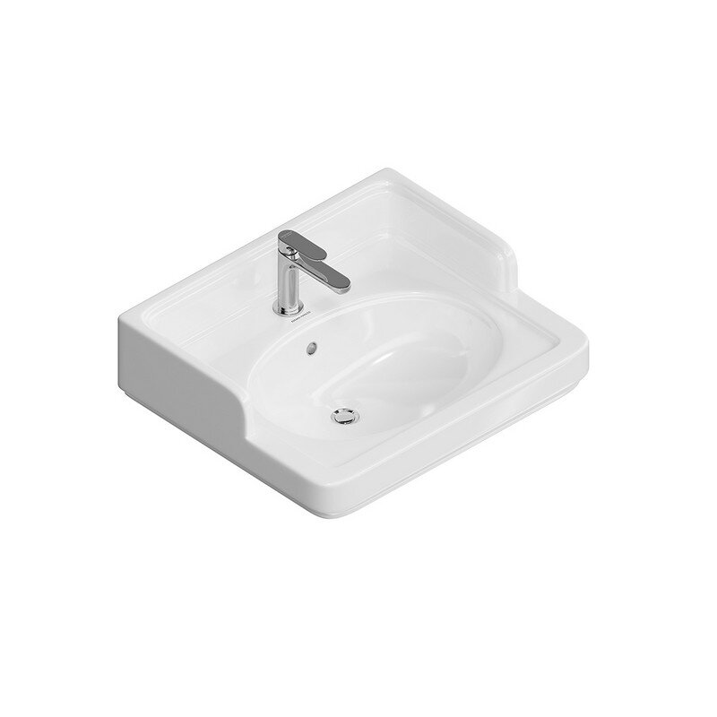 Изображение товара Раковина Kerama Marazzi Pompei 60 белая глянцевая подвесная для ванной комнаты