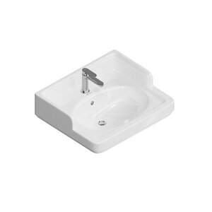 Изображение товара Раковина Kerama Marazzi Pompei 60 см белая глянцевая подвесная для ванной и кухни