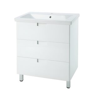 Изображение товара Тумба под раковину Bellezza Пегас 80 см, напольная, белая, Россия
