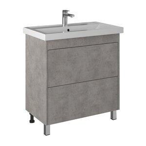 Изображение товара Тумба под раковину Briz Риччи 360 03-08080-06 00 БТН, 80 см, напольная, цвет бетон