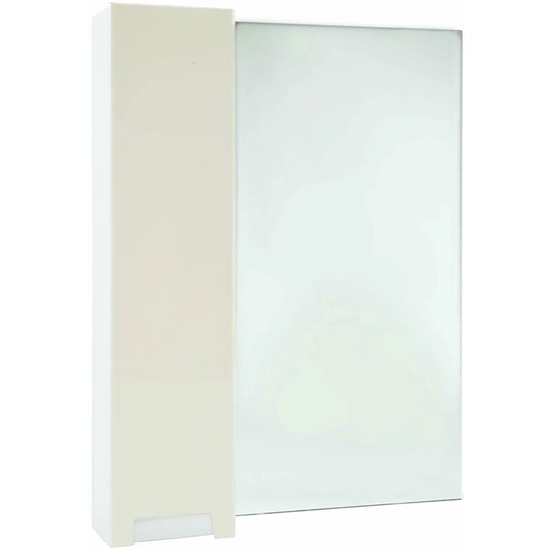 Изображение товара Зеркальный шкаф Bellezza Пегас 60 см бежевый с подсветкой и влагостойким покрытием